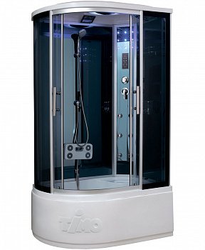 Душевая кабина Timo Standart T-1120 R 120x85x220 профиль хром матовый, стекло прозрачное