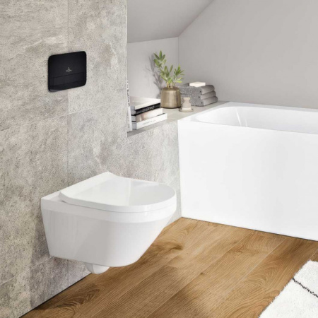 Унитаз подвесной безободковый Villeroy&Boch Architectura TwistFlush 4616СВ01 с сиденьем микролифт