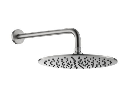 Настенный верхний душ 30см Benesque Lumiere 22010402 никель брашированный