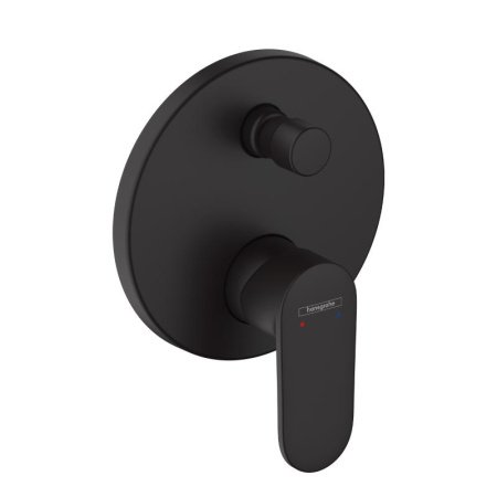 Смеситель для ванны с душем Hansgrohe Vernis Blend 71466670 черный матовый