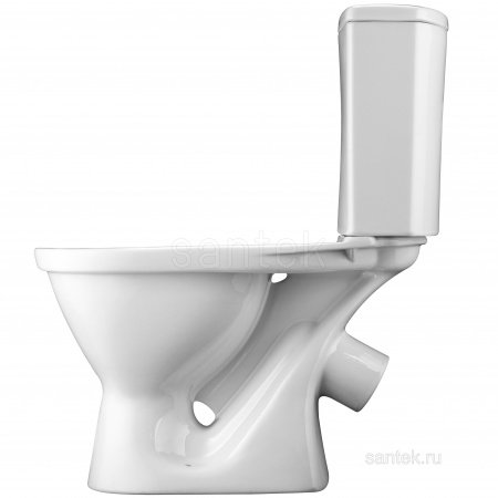 Унитаз-компакт Santek Алькор с диагональным выпуском, антивсплеск 1WH302140