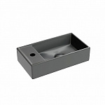 Раковина подвесная 40см Ceramica Nova Element CN6051RMDH антрацит матовый