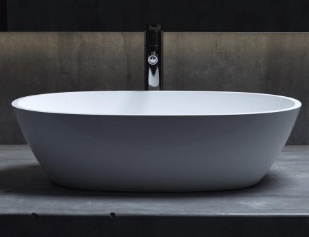 Раковина накладная 56см Salini Callista 1101106G белый