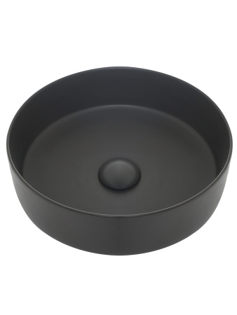 Раковина накладная 35.5см AQUAme AQM5012MDG серый матовый