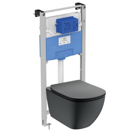 Промо-комплект TESI 3 в 1 с унитазом T0079V3 TESI, сиденьем и крышкой T3527V3 TESI и инсталляцией R020467 PROSYS 120 M