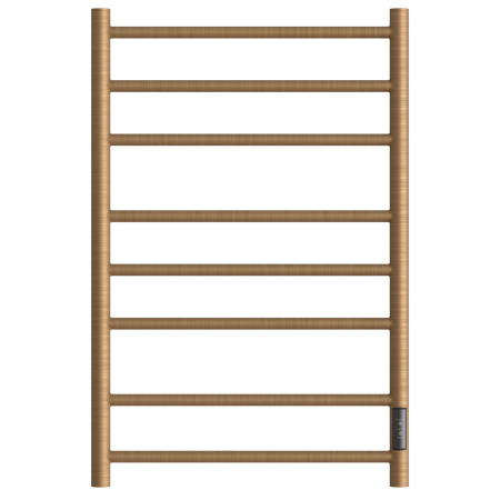 Полотенцесушитель электрический Point PN10858BR П8 500x800 диммер справа, бронза