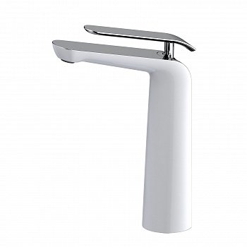 Смеситель для раковины Timo Olivia 3211/00-16F хром;белый глянцевый