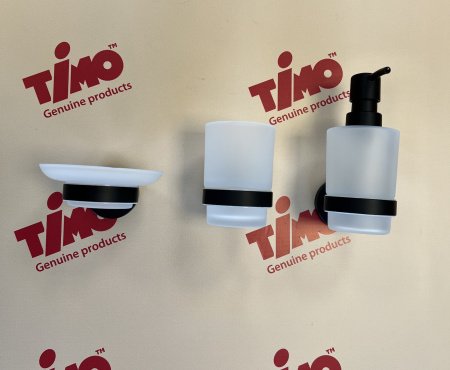 Мыльница подвесная Timo Saona 13021/03 черный матовый