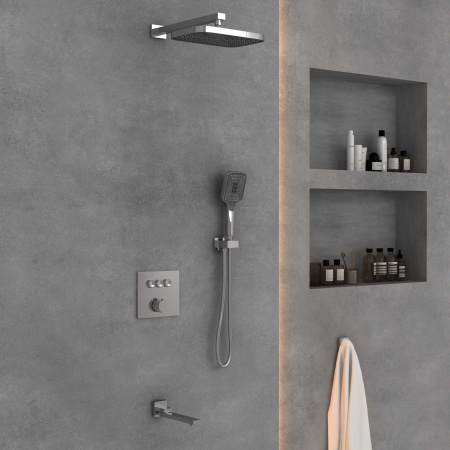 Душевой комплект Vincea VSFW-4311CH встраиваемый, 3 режима, хром