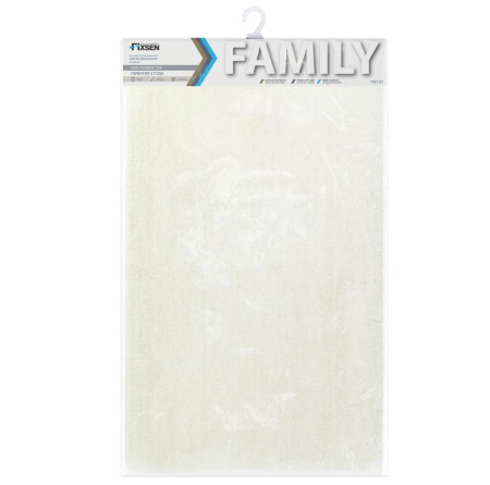 Коврик для ванной Fixsen Family, бежевый, 1-ый (70х120 см), FX-9003A