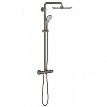 Душевая стойка Grohe Euphoria System 26075AL0 темный графит матовый