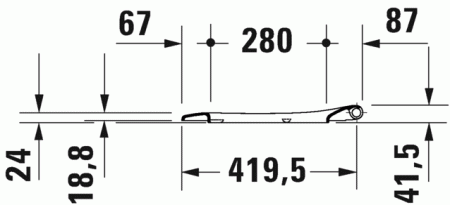 Сиденье для унитаза стандартное Duravit D-Neo 0021610000, белое
