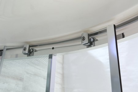 Душевая кабина Black&White G5501 90x90x220 профиль хром глянцевый, стекло прозрачное