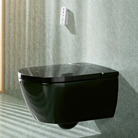 Унитаз-биде подвесной Villeroy & Boch ViClean-I100 V0E100S0 черный
