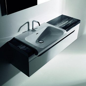 Раковина Kerasan Inka Project 3411 белая