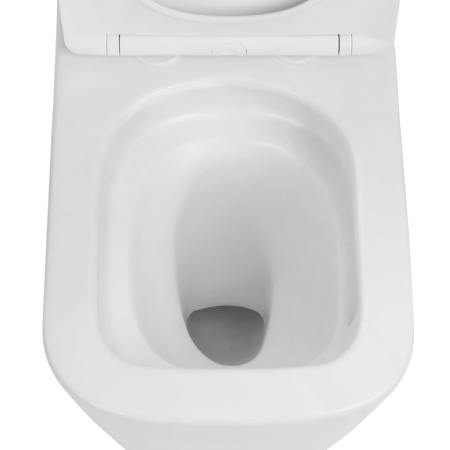 Унитаз ABBER Rechteck AC1210MW компакт белый матовый, безободковый