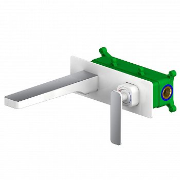 Смеситель для раковины Timo Torne 4371/00-16SM хром;белый глянцевый