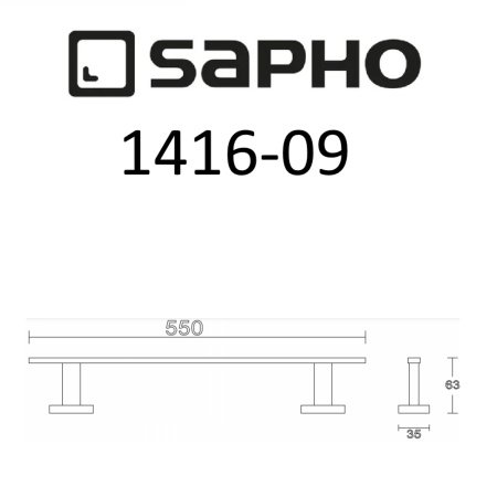 Полотенцедержатель Sapho APOLLO 1416-09 хром