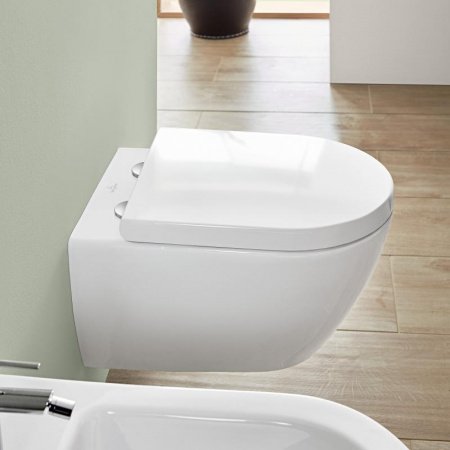 Унитаз Villeroy&Boch Subway 2.0 Rimless 5614R001 подвесной Белый альпин без сиденья