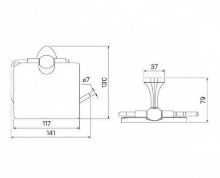 Держатель туалетной бумаги IDDIS Male MALSSC0i43 хром