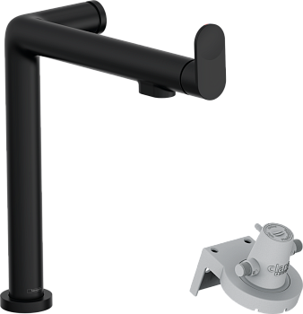 Смеситель для кухни Hansgrohe Aqittura M91 FilterSystem 240 76804670 черный матовый