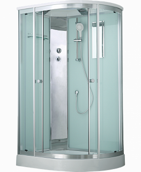 Душевая кабина Timo Comfort T-8802 L C P 120x85x220 профиль хром глянцевый, стекло прозрачное