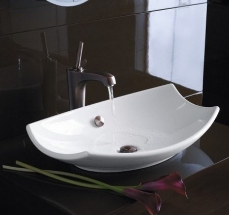 Раковина Jacob Delafon Leaf E1186 накладная