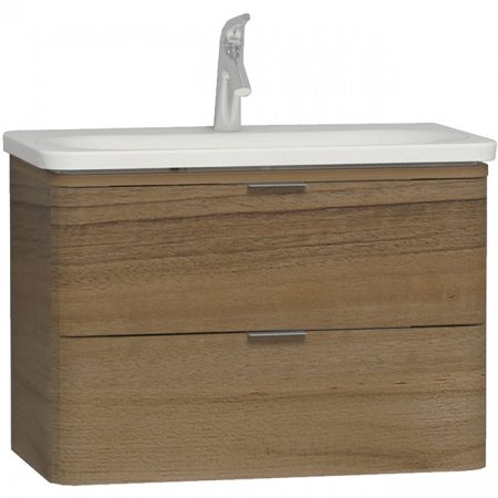 Тумба с раковиной Vitra Nest Trendy 80 подвесная Натуральное дерево