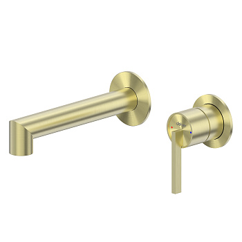 Смеситель ABBER Perfekte 316 AF8A12BG скрытый монтаж для раковины, золото брашированное