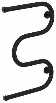 Полотенцесушитель водяной Сунержа М-образный 60х40 черный матовый