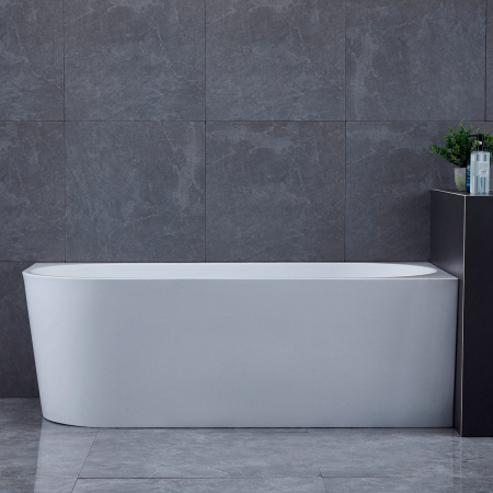 Ванна акриловая Vincea VBT-402-1500R, 1500*750*580, цвет белый, правая, слив-перелив в комплекте, хром