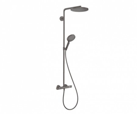 Душевая стойка Hansgrohe Raindance Select S 27633340 хром черный шлифованный