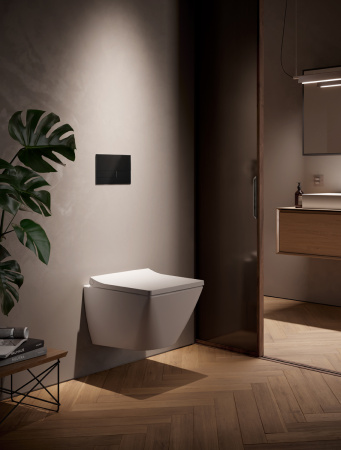 Кнопка смыва TECE Spring square S240851 черный