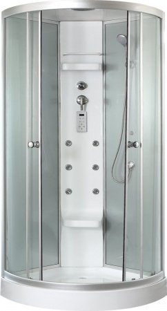 Душевая кабина Timo Lux TL-1503 102x102x230 профиль хром глянцевый, стекло прозрачное