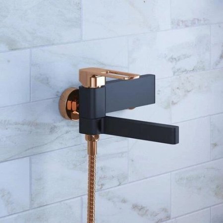 Смеситель для ванны с душем IDDIS Slide SLIBG00i02 черный матовый