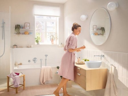 Смеситель для ванны с душем Hansgrohe Rebris S 72466000 хром