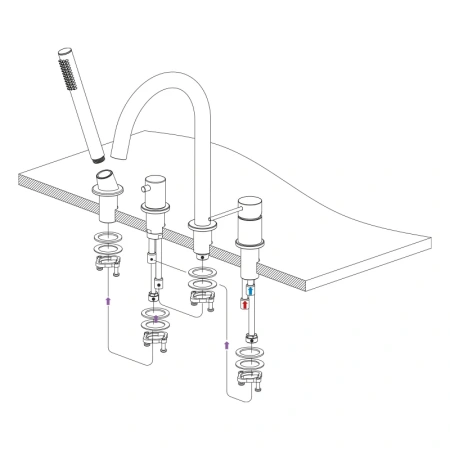 Смеситель на борт ванны Timo Saona 2320/00Y хром