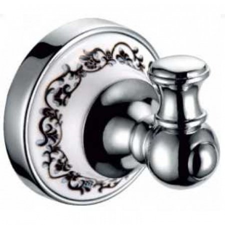 Крючок для полотенец Fixsen Bogema FX-78505 Хром Белый