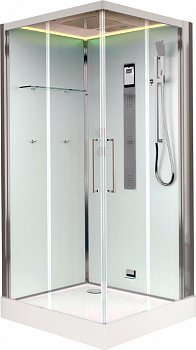 Душевая кабина Timo Premium NURA H-516 100x100x220 профиль хром глянцевый, стекло прозрачное