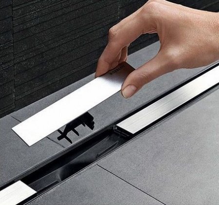 Душевой лоток Geberit CleanLine20 152.450.KS.1 в комплекте с решеткой