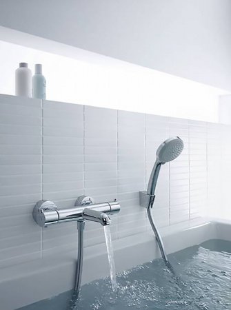 Смеситель для ванны Hansgrohe Ecostat Universal 13123000 с термостатом Хром