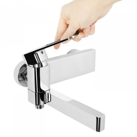 Смеситель для ванны с душем IDDIS Slide SLISB00i02WA хром глянцевый