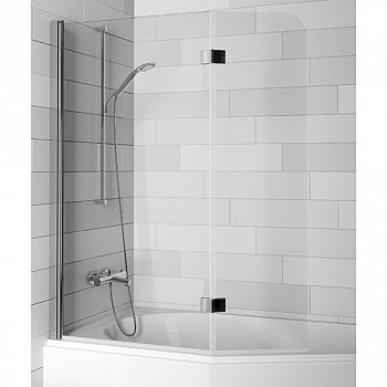 Шторка для ванны Riho Nautic 3000 N500 Yukon Nora 124x150 Хром