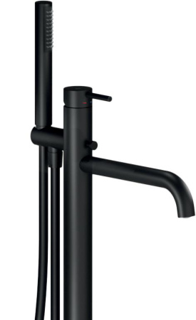 Смеситель для ванны с душем Nobili Live WE00180/TBM черный матовый