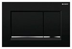 Кнопка смыва Geberit Sigma 30 115.883.KM.1 хром глянцевый/черный Кнопка смыва Geberit Sigma 30 115.883.KM.1 хром глянцевый/черный