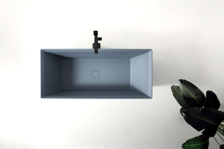 Ванна из искусственого камня ABBER Berlin AM9912G серая