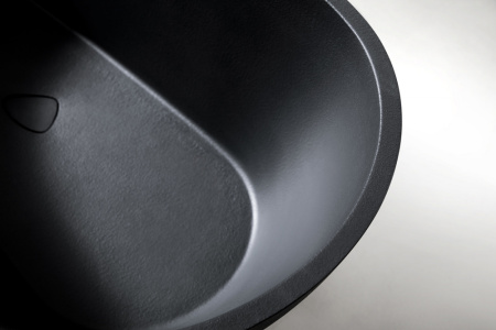 Ванна из искусственого камня ABBER Dortmund AM9911B черная