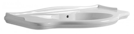 Раковина встраиваемая сверху 110см Azzurra Giunone GIU200110/ALZAbi*1 белый