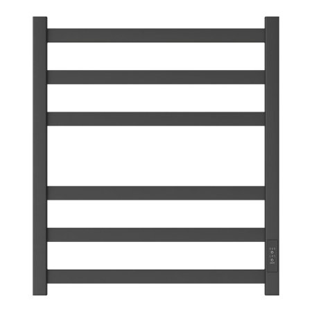 Полотенцесушитель электрический Point Меркурий PN83856B П6 500x600, диммер справа, черный