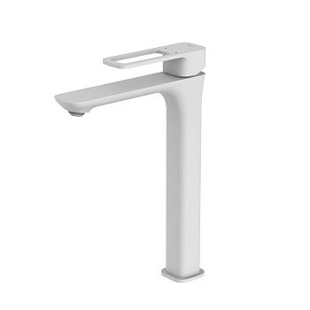 Смеситель для раковины-чаши IDDIS Slide SLIWT01i01 белый матовый